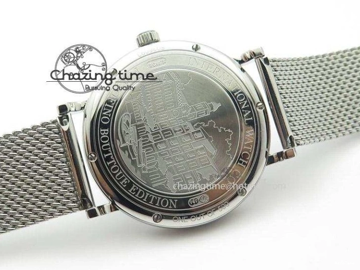 MIROTIME 0810 Portofino SCHAFFHAUSEN SS MKF 1:1 Best Edition Blue Dial On Mesh Bracelet A Versatile 7338